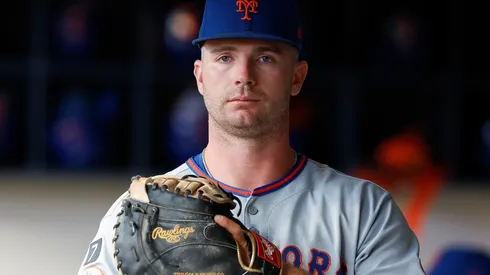 Pete Alonso #20 of the New York Mets.