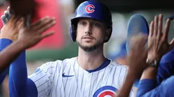 Kyle Tucker #30 signs with the Dodgers.