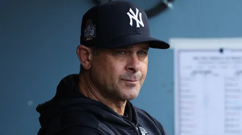 Manager Aaron Boone #17 of the New York Yankees.