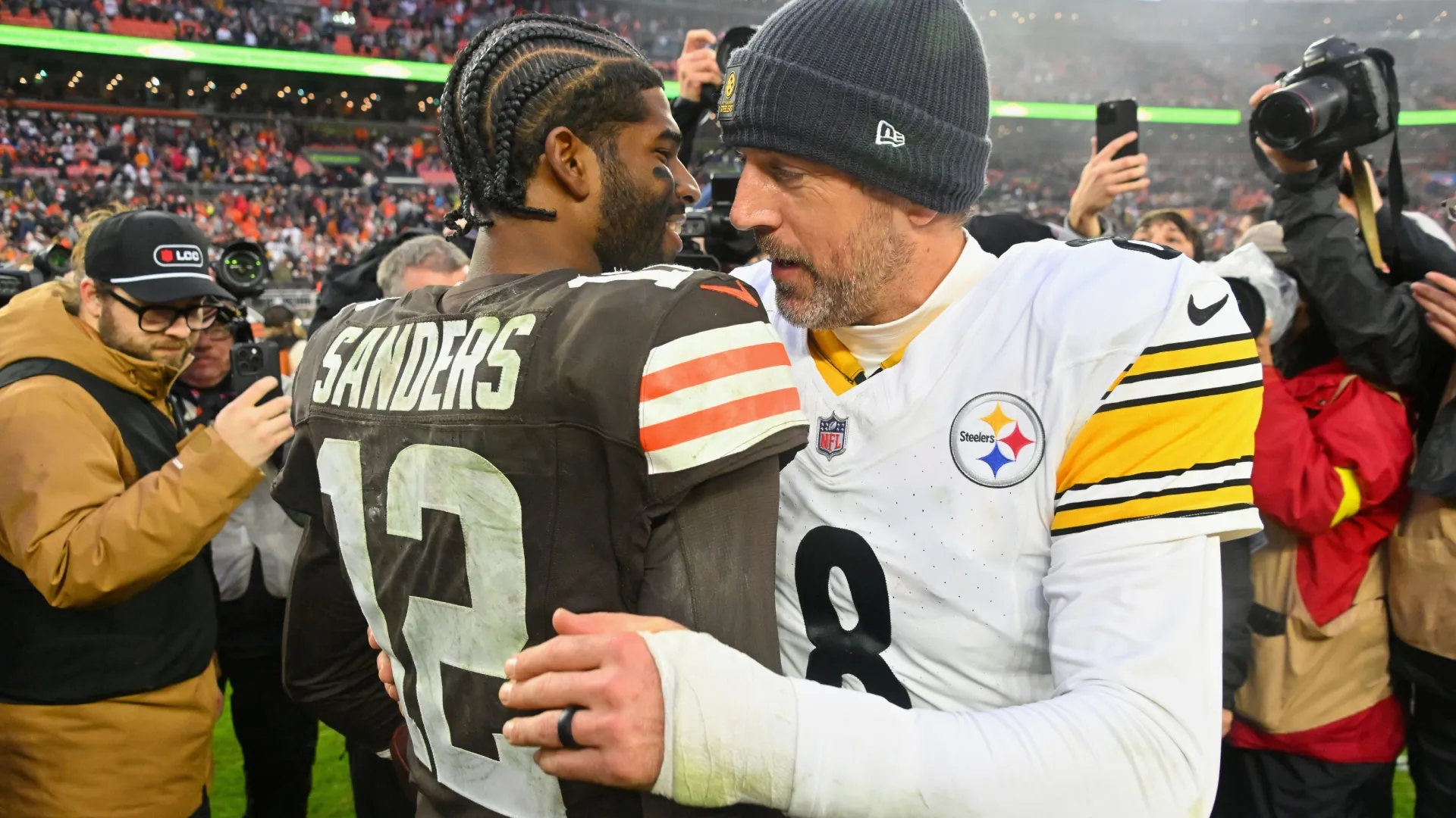 Aaron Rodgers Shedeur Sanders