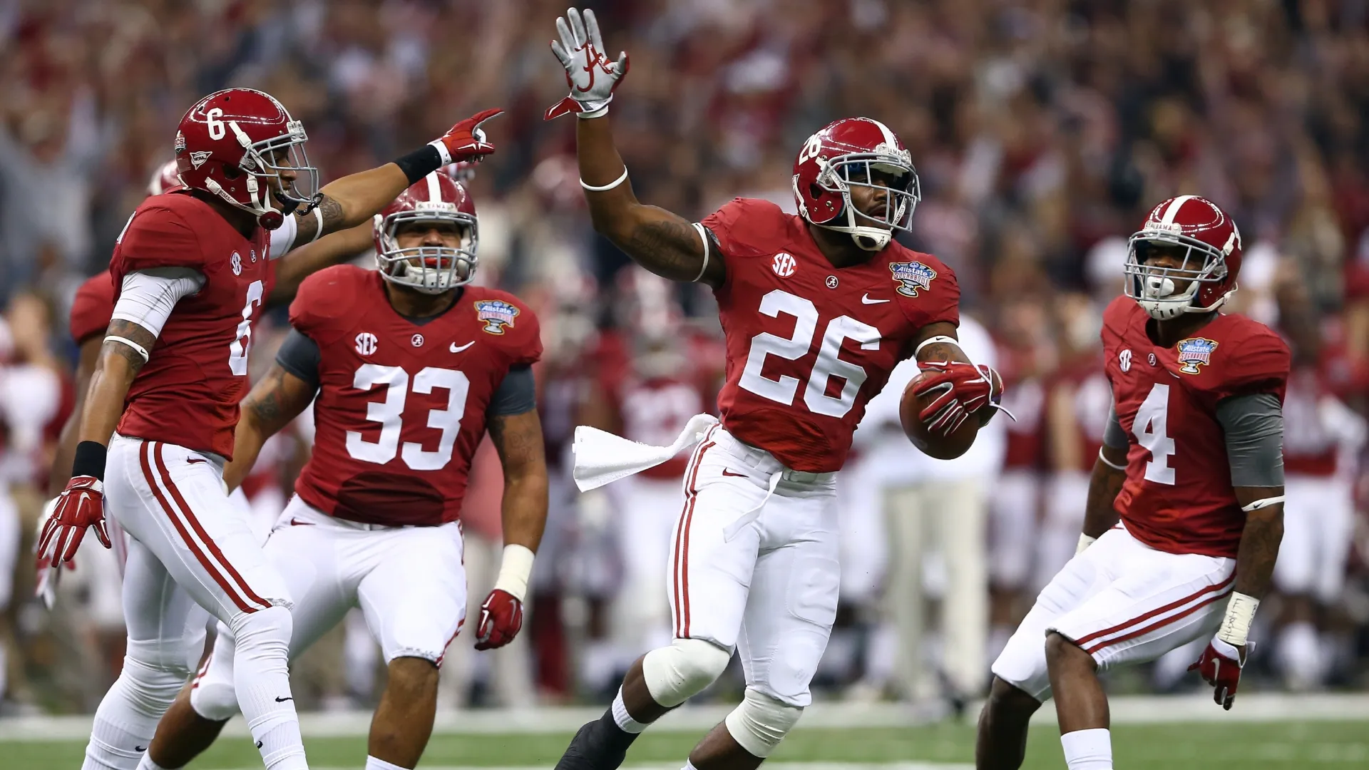 The Alabama Crimson Tide in 2014 (Source: Streeter Lecka/Getty Images)