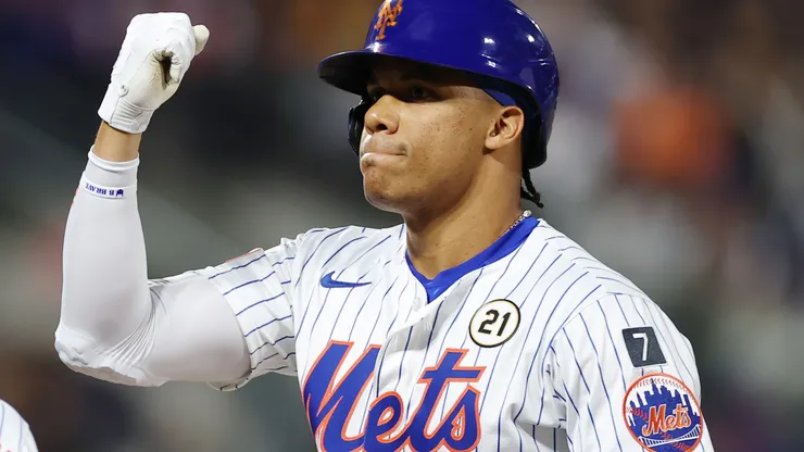Juan Soto #22 of the New York Mets.