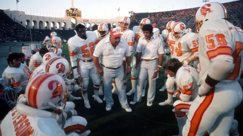 The Tampa Bay Buccaneers in 1976.