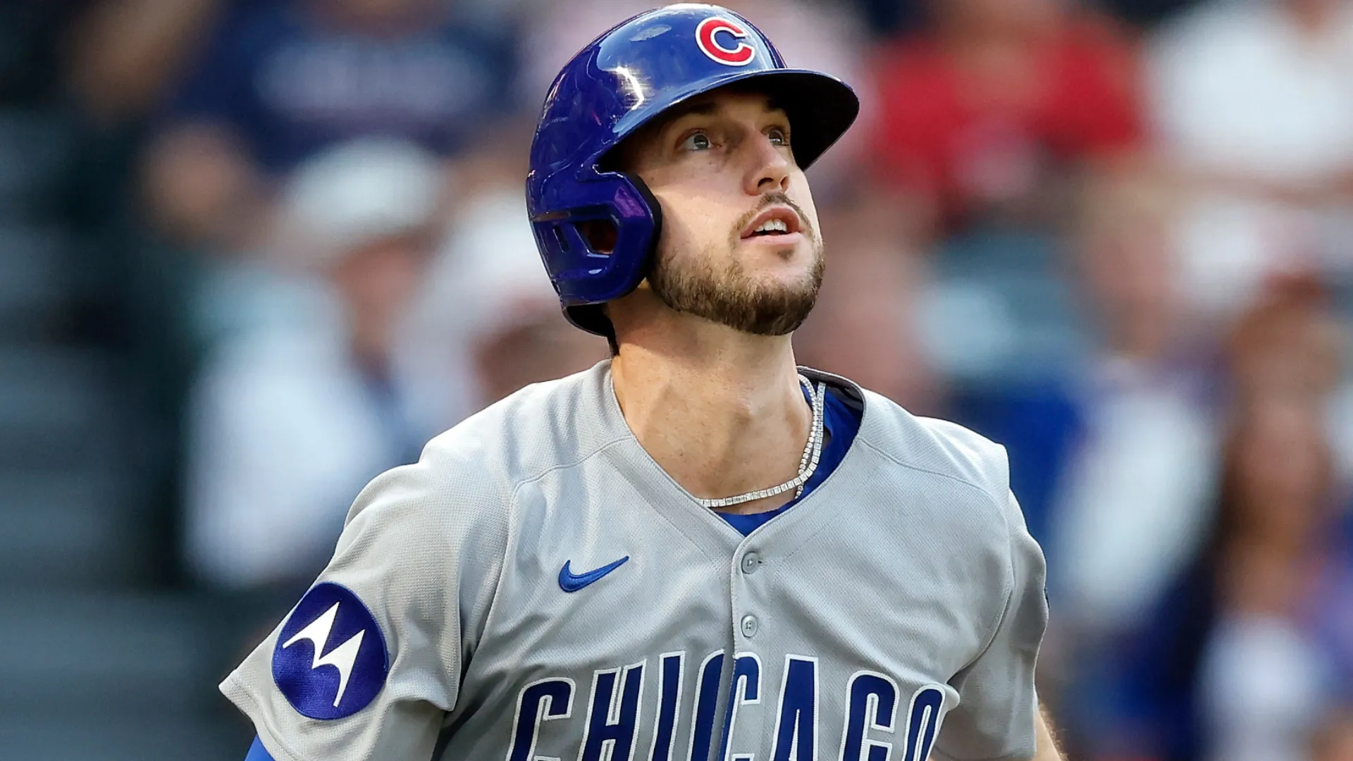 Kyle Tucker #30 of the Chicago Cubs