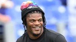 Lamar Jackson quarterback of the Baltimore Ravens
