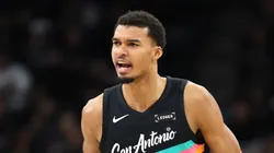 Victor Wembanyama #1 of the San Antonio Spurs.