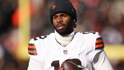 Shedeur Sanders #12 of the Cleveland Browns.