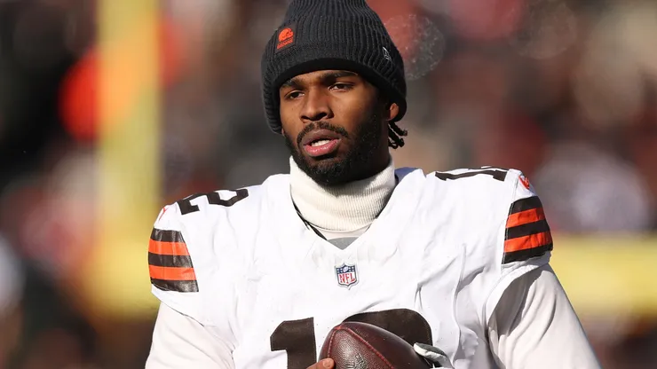 Shedeur Sanders #12 of the Cleveland Browns.