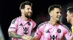 Lionel Messi and Tadeo Allende of Inter Miami.