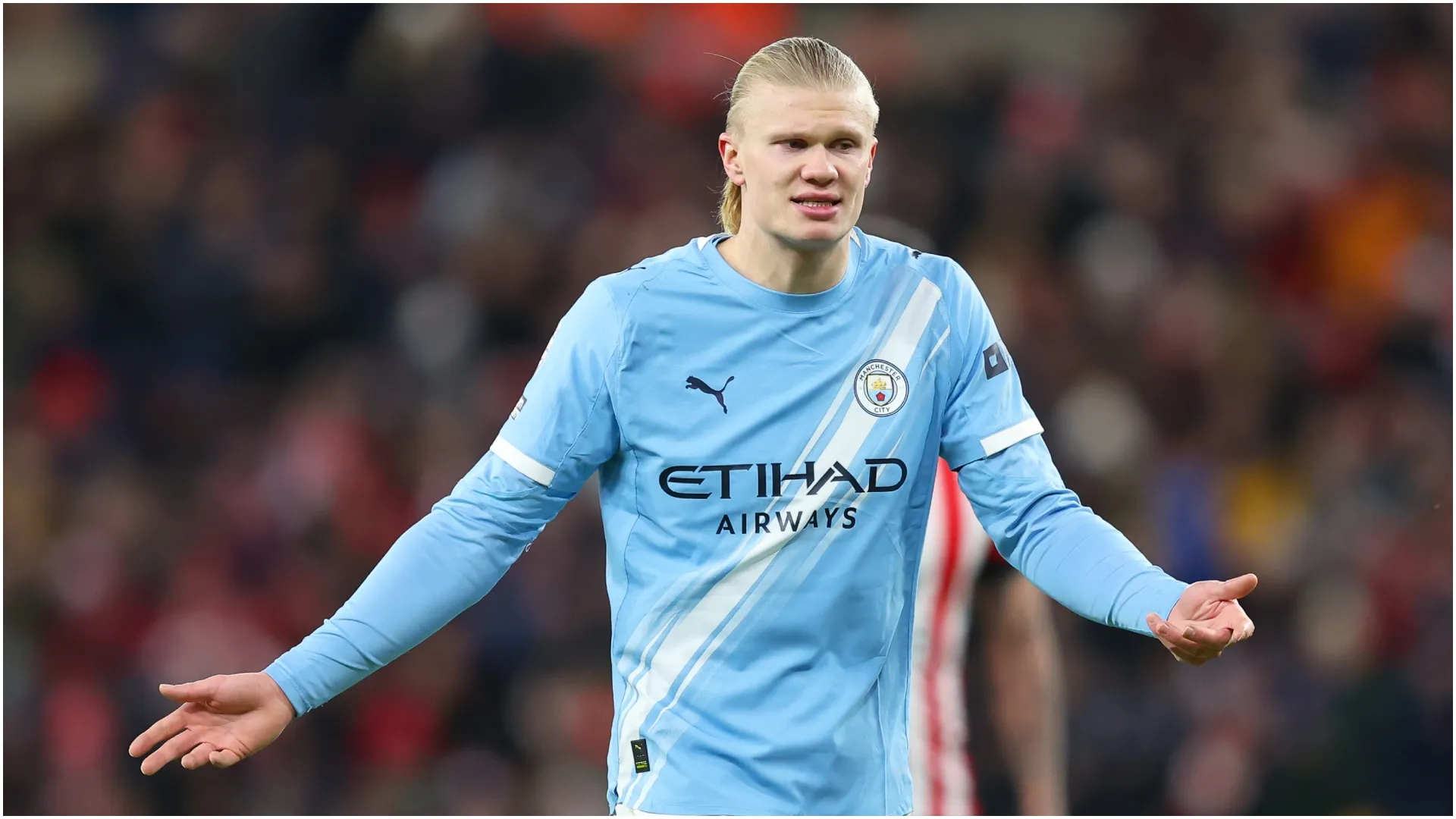 Erling Haaland of Manchester City – Matt McNulty/Getty Images