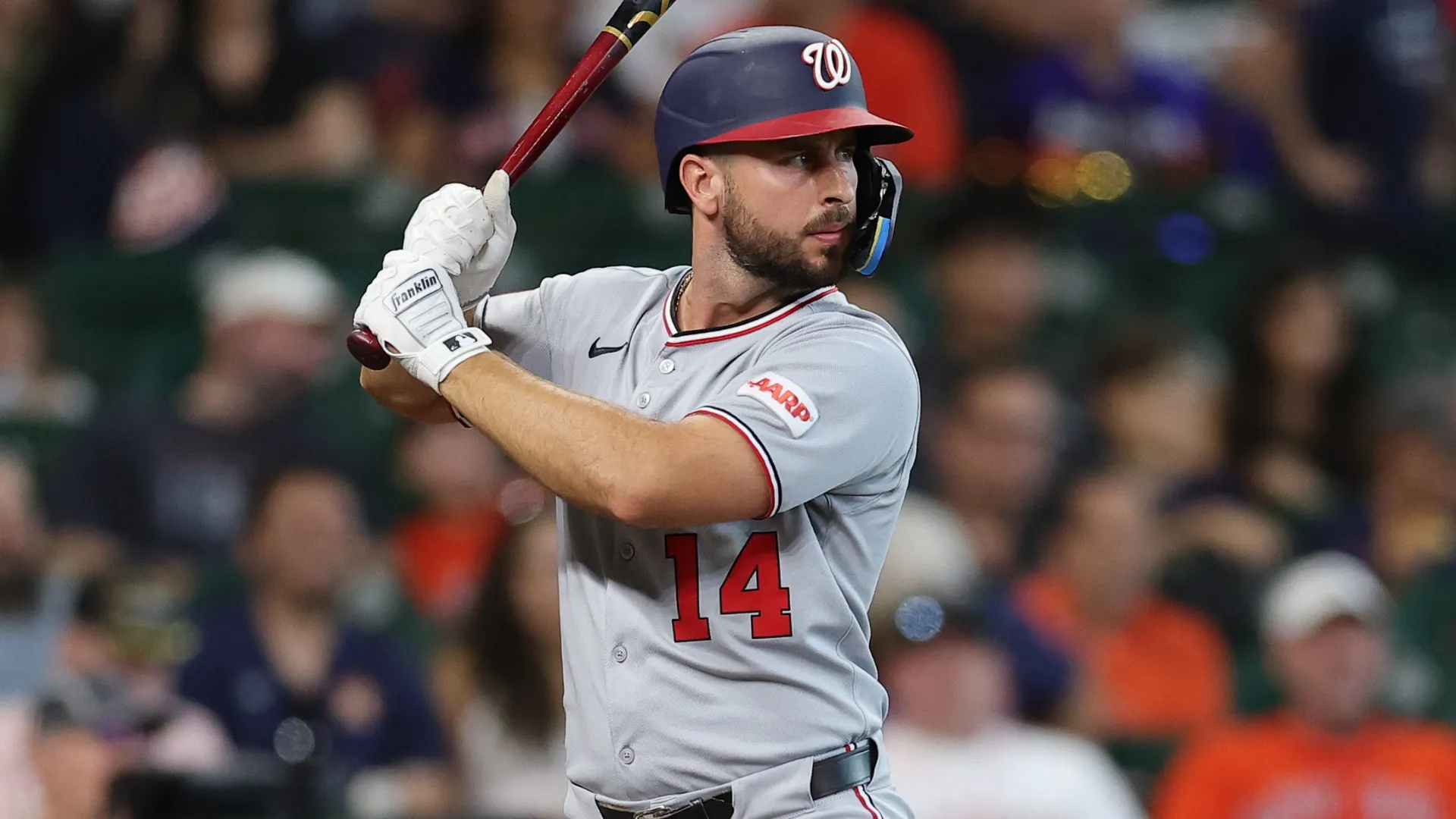 Paul DeJong looks on