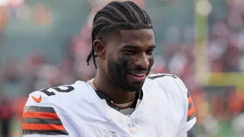 Shedeur Sanders #12 of the Cleveland Browns.