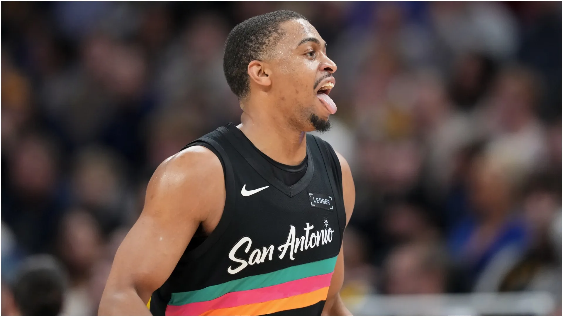 Keldon Johnson of the San Antonio Spurs – Dylan Buell/Getty Images
