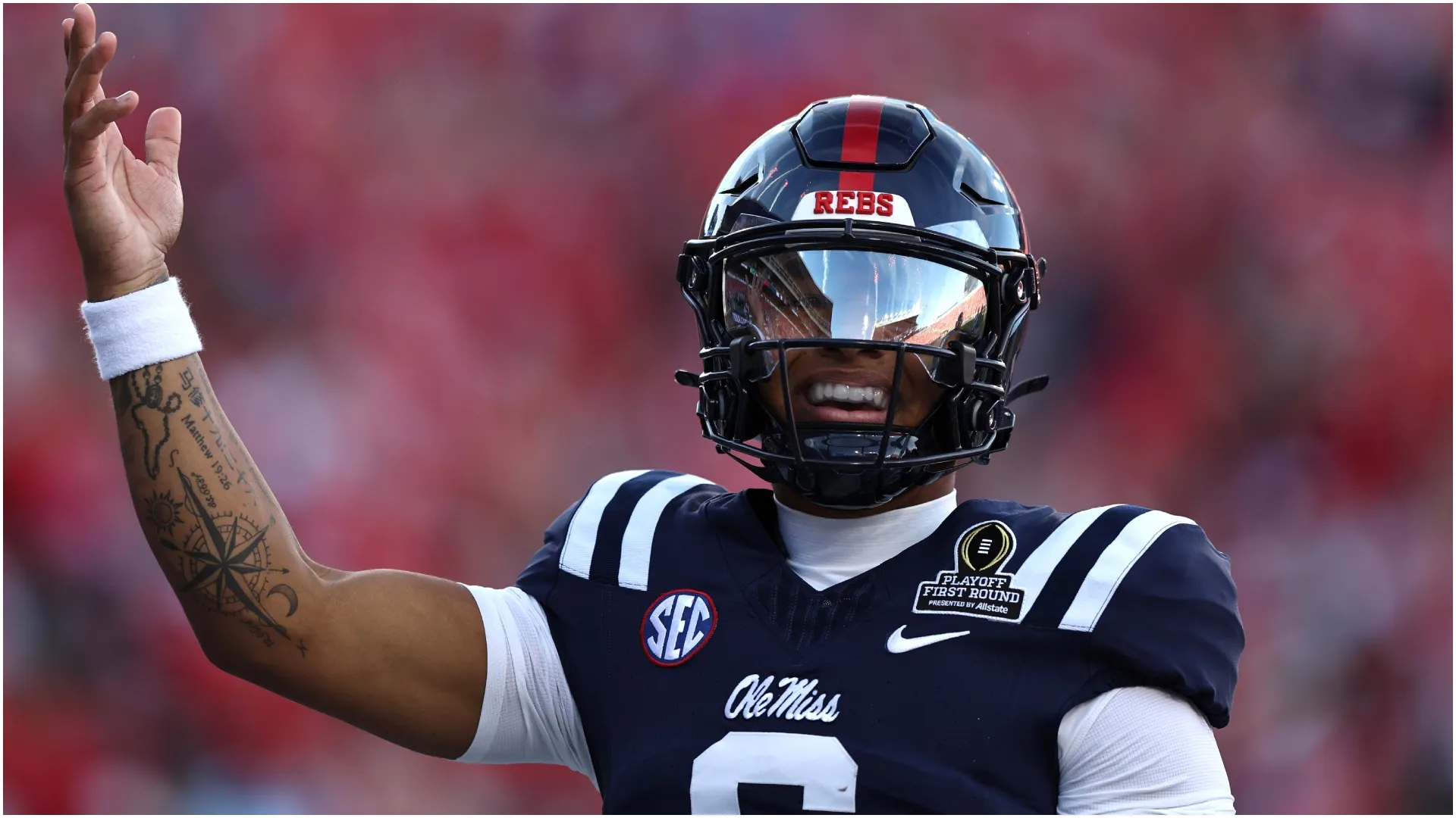 Trinidad Chambliss of the Ole Miss Rebels – Justin Ford/Getty Images