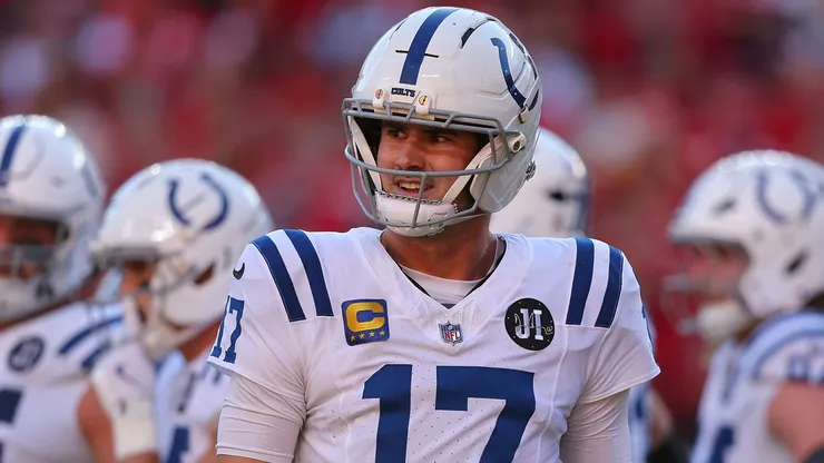 Daniel Jones #17 of the Indianapolis Colts in 2025.