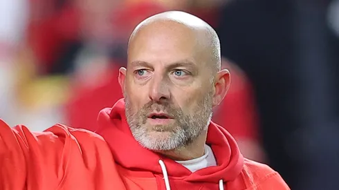 Matt Nagy during a Chiefs game.