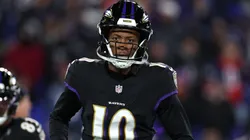 Deandre Hopkins #10 of the Baltimore Ravens in 2025.