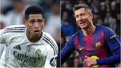Jude Bellingham of Real Madrid and Robert Lewandowski of Barcelona.