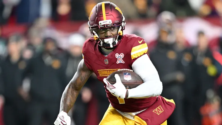 Deebo Samuel #1 of the Washington Commanders in 2025.