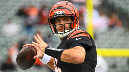 Joe Flacco #16 of the Cincinnati Bengals in 2025.