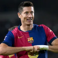 Why is Robert Lewandowski not starting today for Barcelona vs Atletico Madrid in 2026 Copa del Rey semifinal first leg?