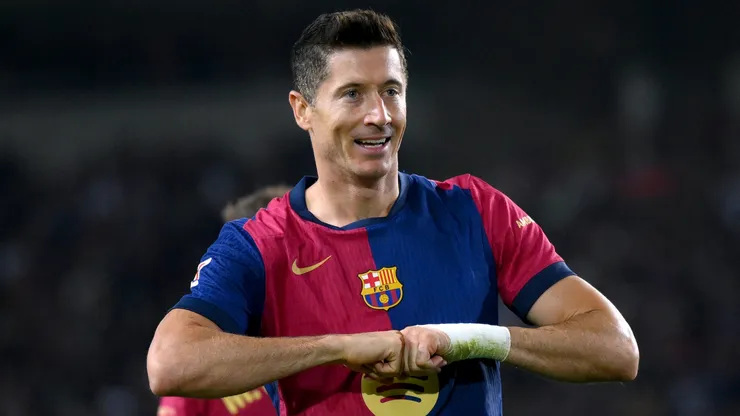 Robert Lewandowski of FC Barcelona in 2025.
