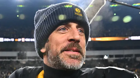 Aaron Rodgers quarterback of the Pittsburgh Steelers