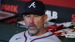 Walt Weiss #4 of the Atlanta Braves.