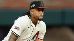 Ketel Marte #4 of the Arizona Diamondbacks.