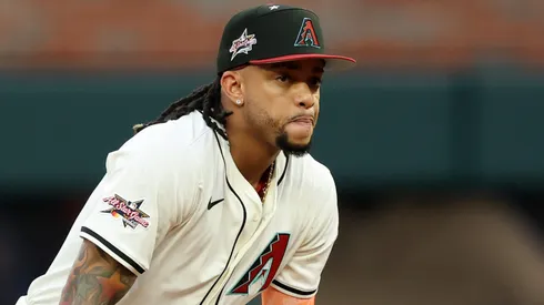 Ketel Marte #4 of the Arizona Diamondbacks.