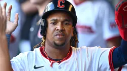 José Ramírez #11 of the Cleveland Guardians.