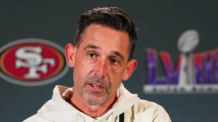 Kyle Shanahan head coach of the San Francisco 49ers