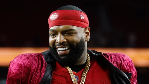Is Trent Williams playing today for 49ers vs Eagles in Wild Card round of 2026 NFL playoffs?