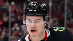 Connor Bedard at the United Center in Chicago, Illinois.