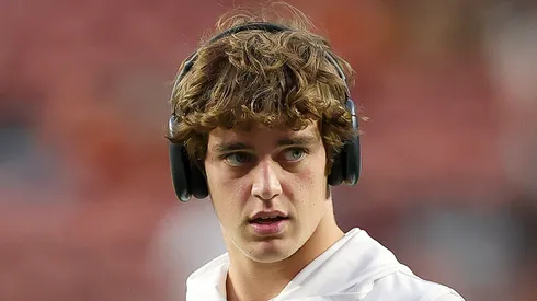 Arch Manning at Darrell K Royal-Texas Memorial Stadium