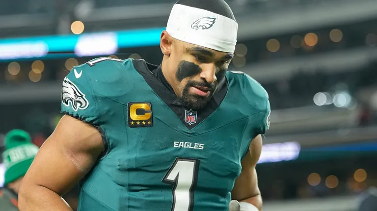 Jalen Hurts #1 of the Philadelphia Eagles.