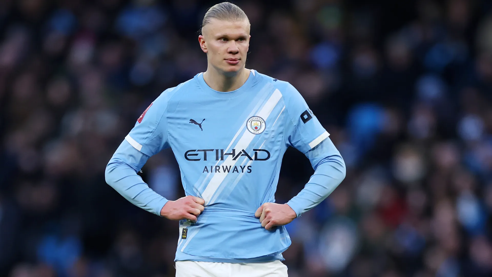 Erling Haaland of Manchester City. (Getty Images)