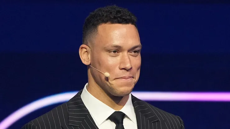 Aaron Judge during the FIFA World Cup 2026 Official Draw