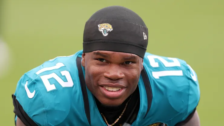 WR/CB Travis Hunter of the Jacksonville Jaguars (2025)