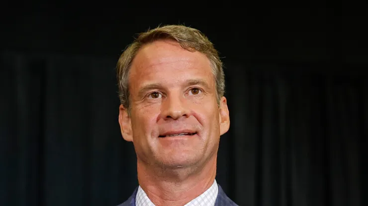 Lane Kiffin during his presentation at LSU