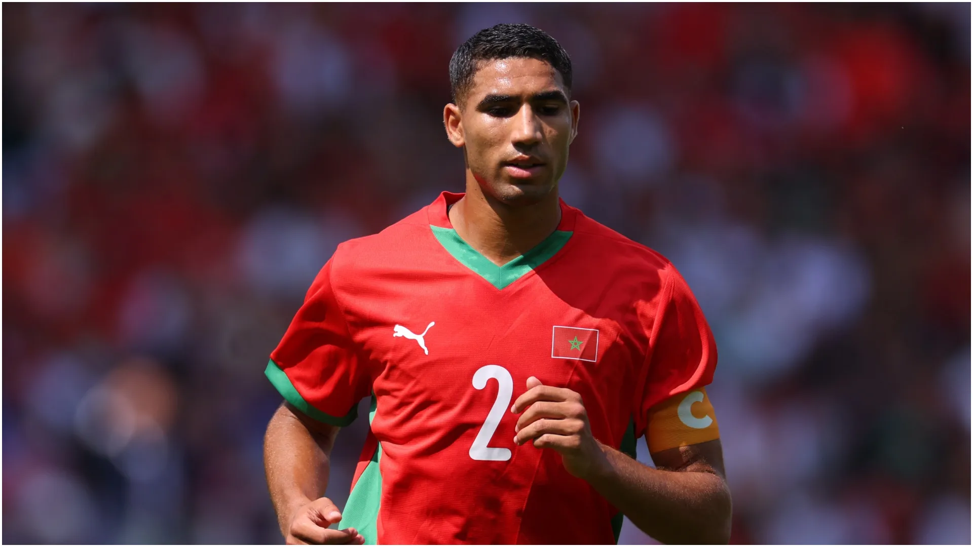 Achraf Hakimi of Morocco β Marc Atkins/Getty Images