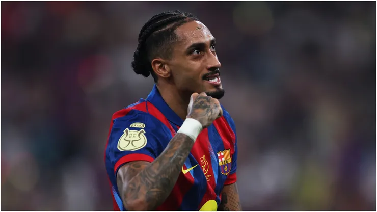 Raphinha of FC Barcelona.