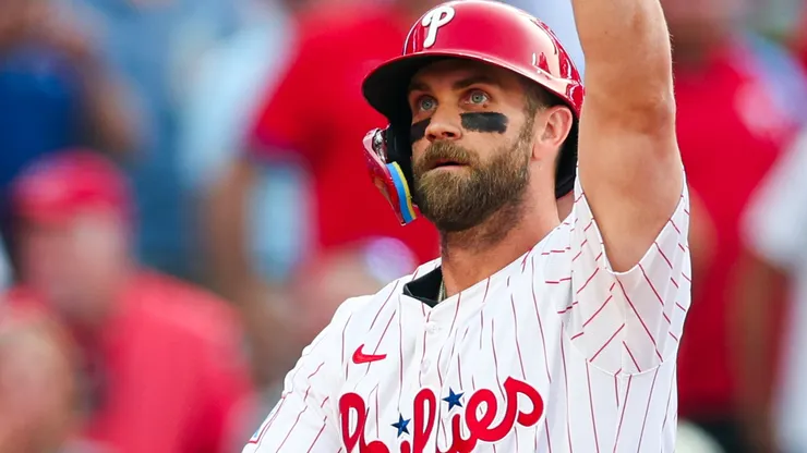 Bryce Harper #3 of the Philadelphia Phillies.