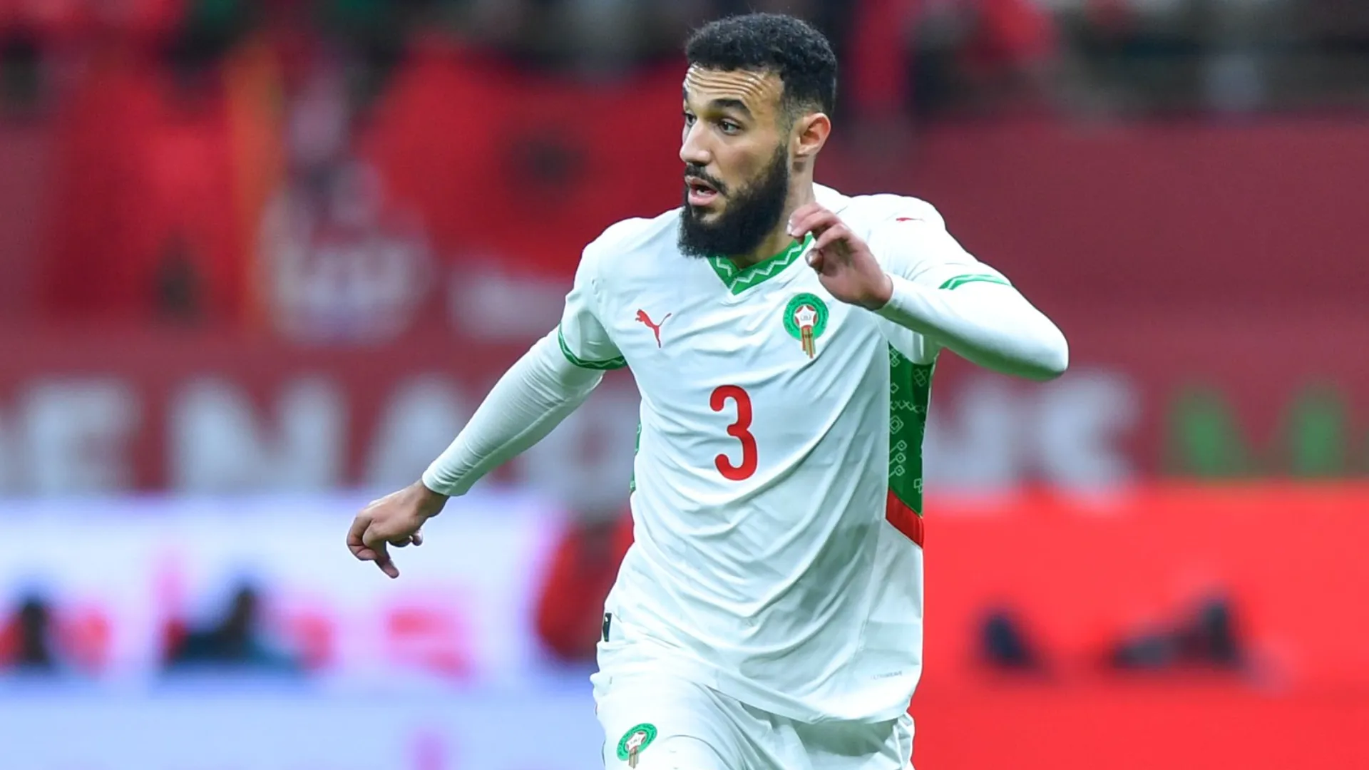 Noussair Mazraoui of Morocco. (@EnMaroc)