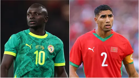 Sadio Mane (left) and Achraf Hakimi (right)