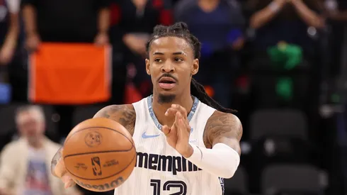 Ja Morant #12 of the Memphis Grizzlies.