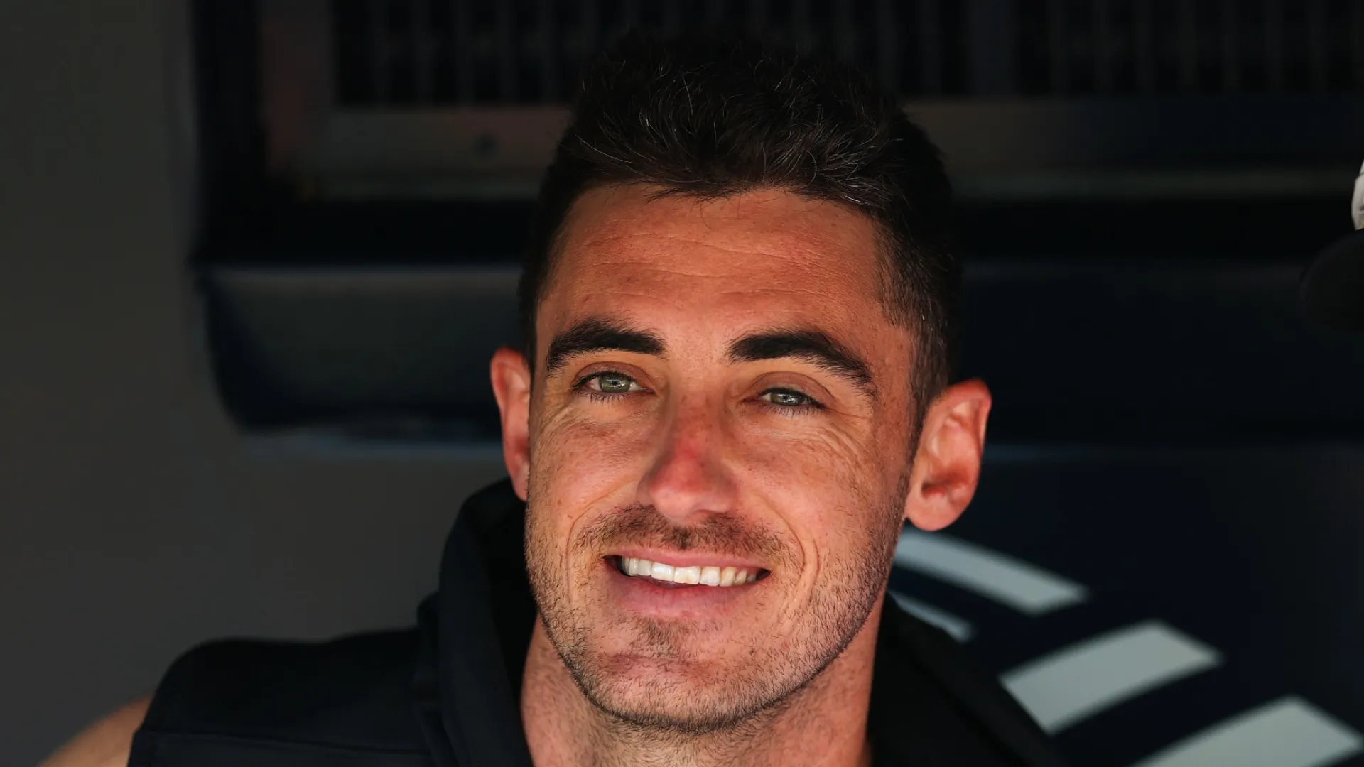 Cody Bellinger smiles