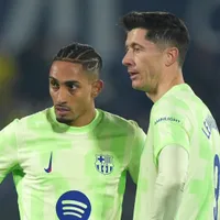 Why are Raphinha and Lewandowski not playing today for Barcelona vs Racing Santander in 2026 Copa del Rey?