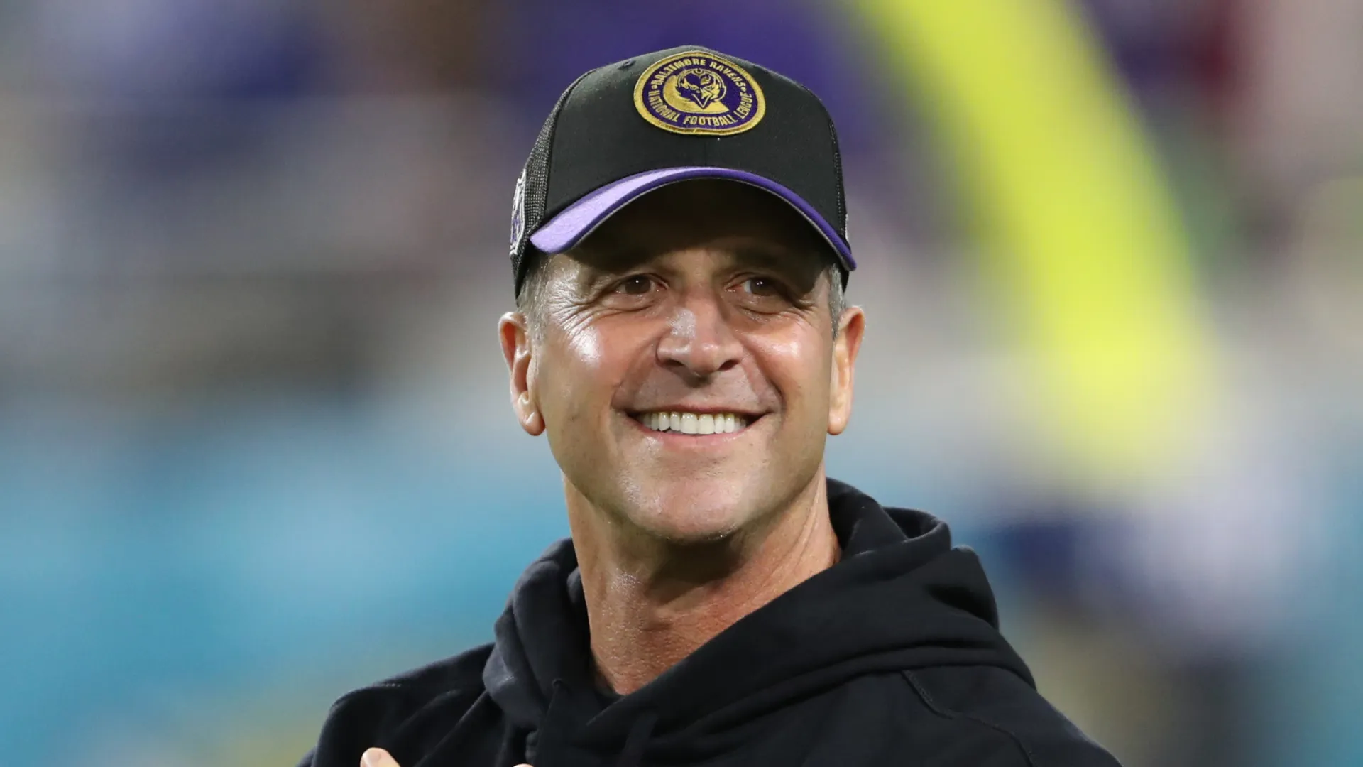 Head coach John Harbaugh (NFL 2025)