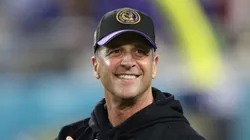 Head coach John Harbaugh of the NY Giants (NFL 2025)
